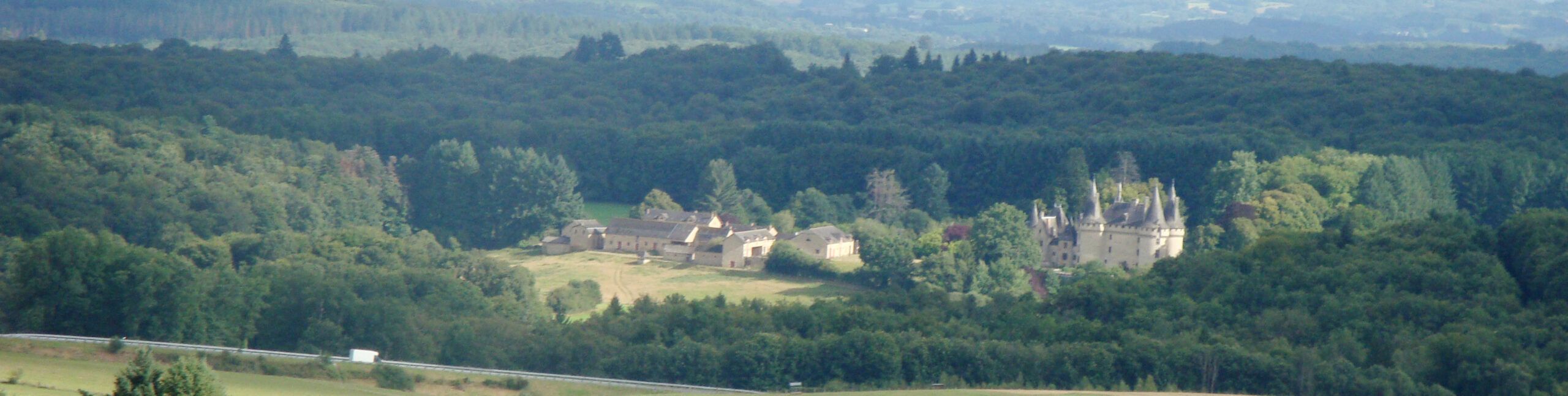 vue sur le château de la Grenerie